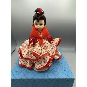 Vintage Madame Alexander Spain 541 8” International Doll w/ Box